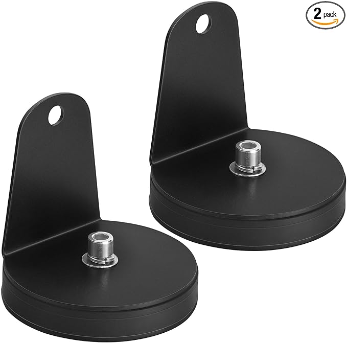 Magnetic Base Mounting Brackets, 2pcs Powerful Sucker Holder Magnet Mount for LED Light Bar, Pods, Off Road Driving Lights