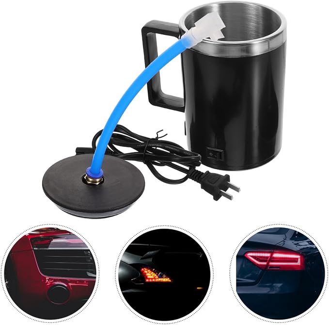 Cabilock Headlight Vapor Restoration Kit, Leak-Proof Atomizing Cup, Car DIY | Leak-Proof Atomizing Spray Cup, for AcetoneVapor Headlight Restoration, 4.53in, DIY Car Headlight Repair Tool, Easy to Use