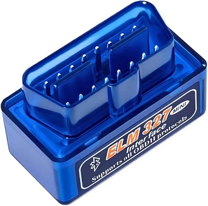 OBD2 Scanner Bluetooth, Universal ELM327 OBDII Diagnostic Scan Tool Car Code Reader, Obd2 Scanner Diagnostic Tool, Car Auto Engine Fault Code Reader for Android Windows