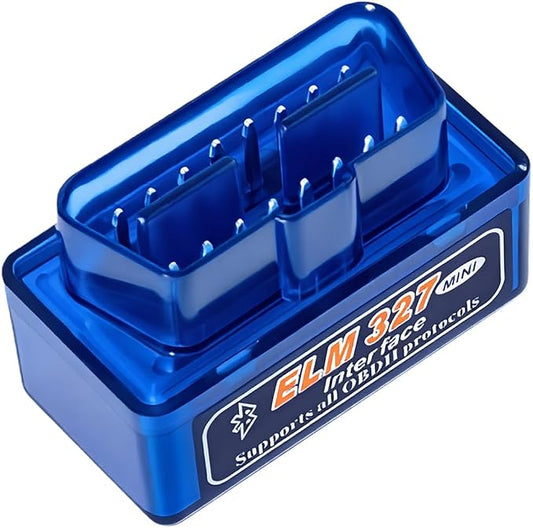 OBD2 Scanner Bluetooth, Universal ELM327 OBDII Diagnostic Scan Tool Car Code Reader, Obd2 Scanner Diagnostic Tool, Car Auto Engine Fault Code Reader for Android Windows