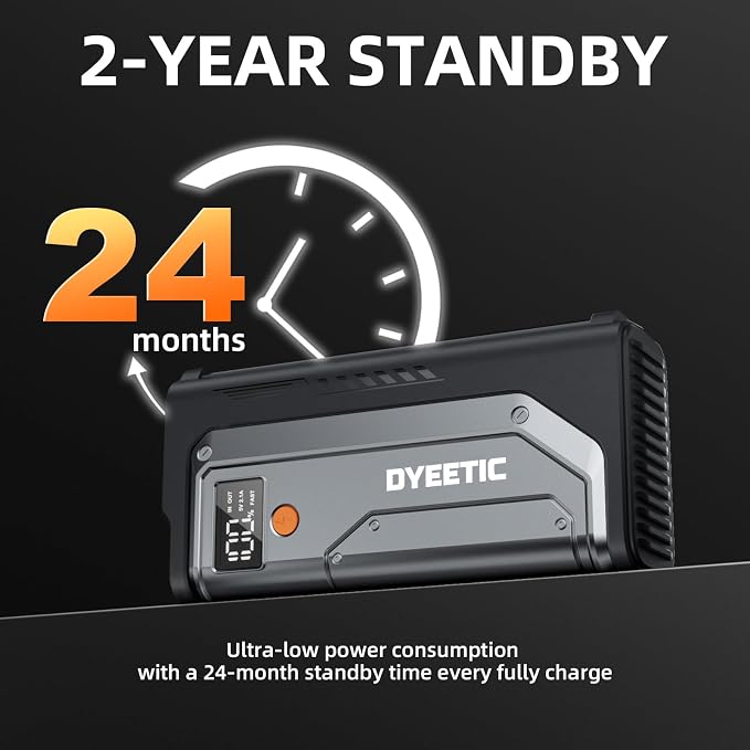 7000A Jump Starter for All Gas & 12.0L Diesel, 800LM Flashlight | Force Start for Completely Dead Batteries,Fast Charging & 10 Advanced Safety Protections