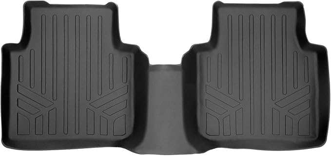 SMARTLINER Custom Fit Floor Mats 2nd Row Liner Compatible with 2018-2024 Volkswagen Tiguan