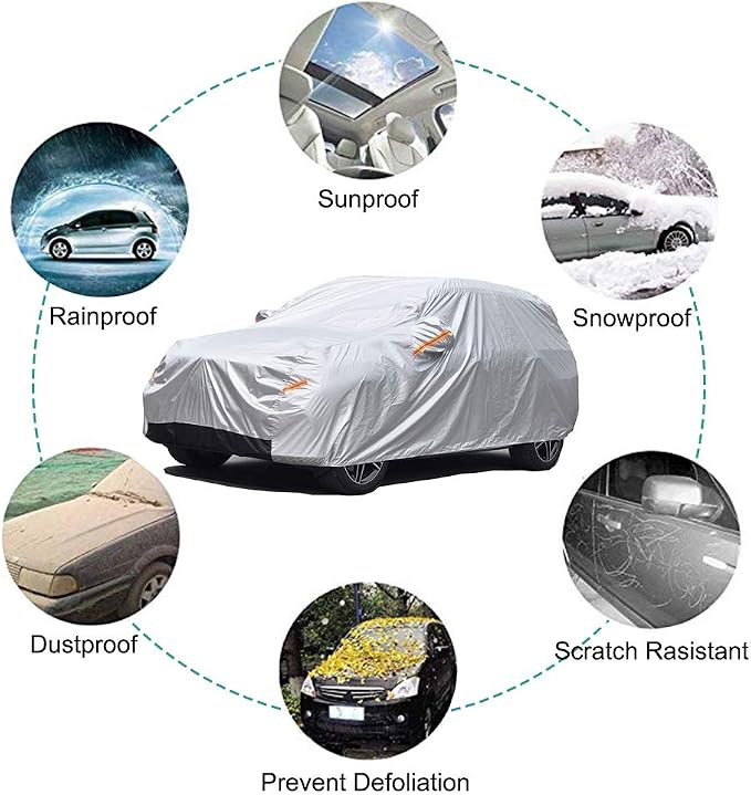GUNHYI Car Cover Custom Fit Porsche Cayenne (2002-2026) Waterproof for Automobiles, Oxford Sun Rain Dust Snow Protection (Ships from US Warehouse, Delivery 3-8 Days)