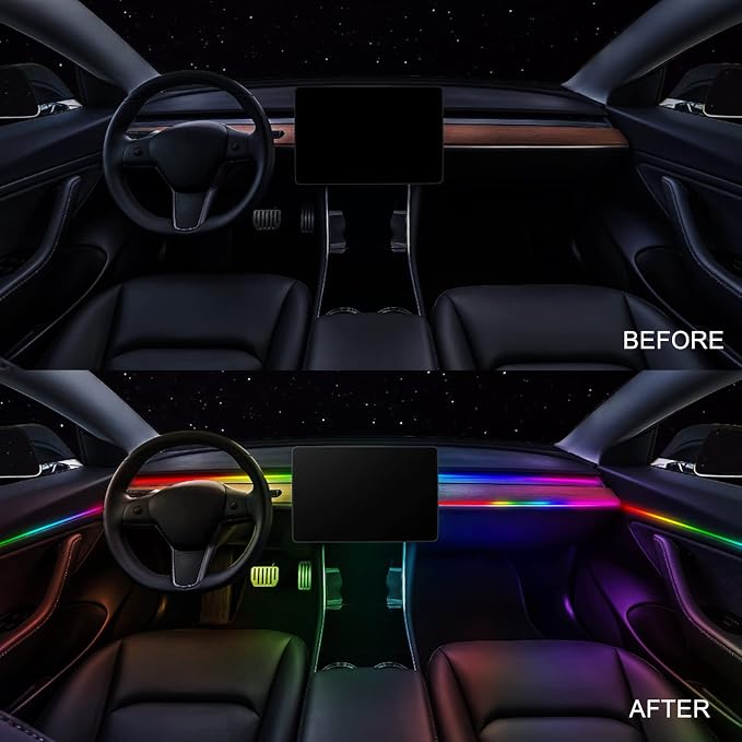 Dreamcolor Acrylic Interior Car LED Strip Light 29.5-inch, Fits Dreamcolor Main & Sub-Controllers