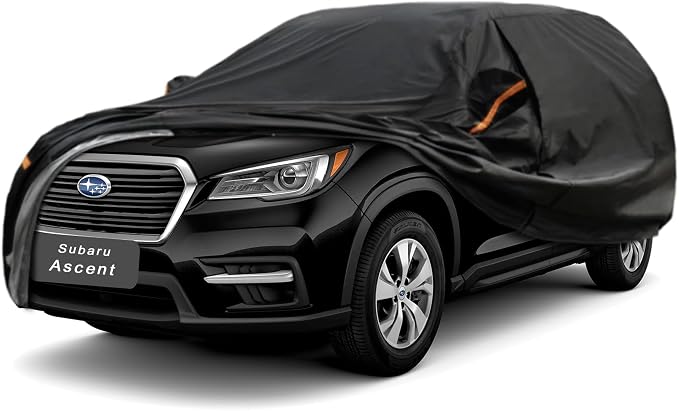 GUNHYI 7 Layer SUV Car Cover Custom Fit Subaru Ascent (2018-2025) Waterproof All Weather, Heavy Duty Outdoor Snow Sun Rain Uv Protection (Ships from US Warehouse, Delivery 3-8 Days)