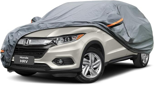 GUNHYI Premium Car Cover Custom Fit Honda HRV HR-V (1998-2026), 16 Layers Heavy Duty Car Cover Waterproof All Weather with Zipper Door for Sun Rain Snow Dust Uv Protection