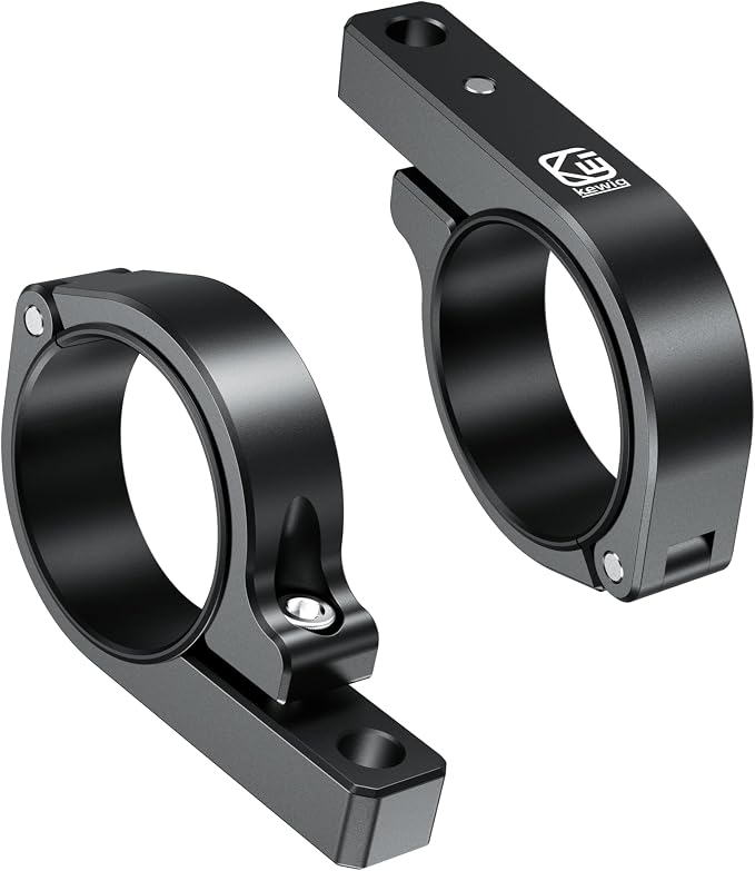 BRCOVAN 2PCS, Metal Light Bar Mounts, Off-Road LED Light Mounting Bracket | Fit for Round Rails / Roll Cage Bars 1.5" 1.75'' 1.85" 2'' 2.1" in Diameter, for Motorcycle ATV UTV Car Boat Truck