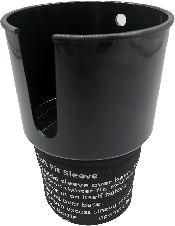 Car Cup Holder Expander for 32 oz and 40 oz Bottle with Cup Sleeve,Automotive Large Water Bottle Cup Holders Insert,All Purpose Big Drink Cupholder Coffee Mug Adapter