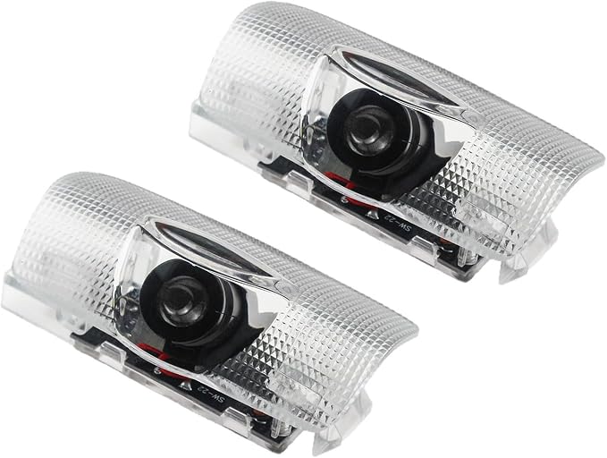 Car LED Logo Projector Puddle Light Compatible with Toyota Corolla/Camry/Highlander/Tundra/4Runner/Sienna/Prius/Venza/Sequoia/Crown, 4K-HD, Ghost Shadow Door Lamp, 2-Pack