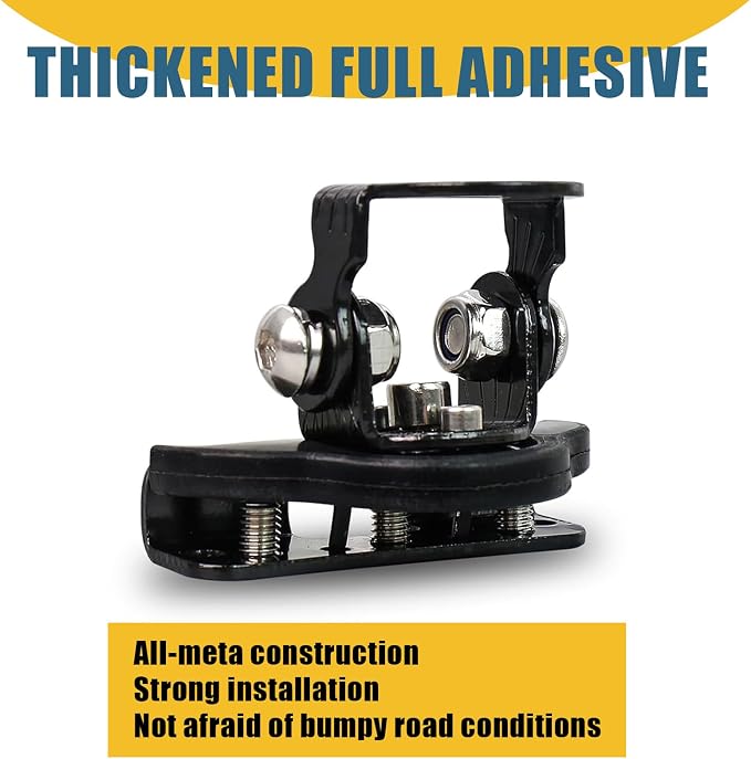 ijuicy 2 PCS Led Light Bar Mounting Brackets, Adjustable Hood Led Work Light Mount Bracket, Off Road Accessories, Ditch Light Brackets for Off Road Truck (Black)