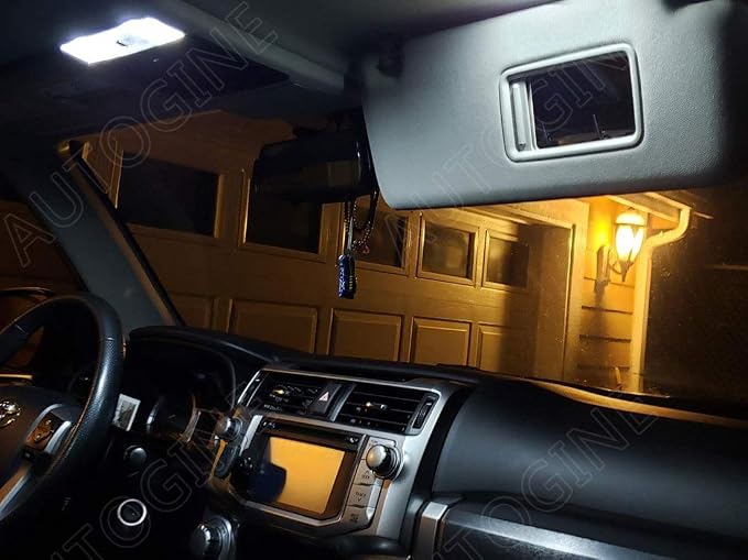 AUTOGINE White LED Interior Lights Kit for Toyota RAV4 2016 2017 2018 2019 2020 2021 2022 Super Bright 6000K Interior LED Lights Bulbs Package + Install Tool