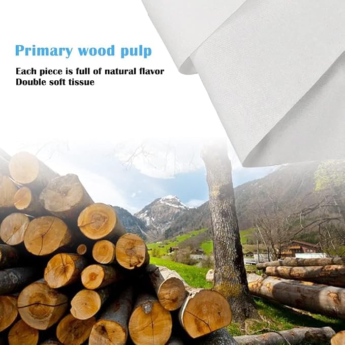 Car Tissue Refills, 300 Sheets Disposable Soft Facial Tissues Napkin, Travel Size Pack for Car Visor Tissue Holder or Purse, 50 Sheets per Pack