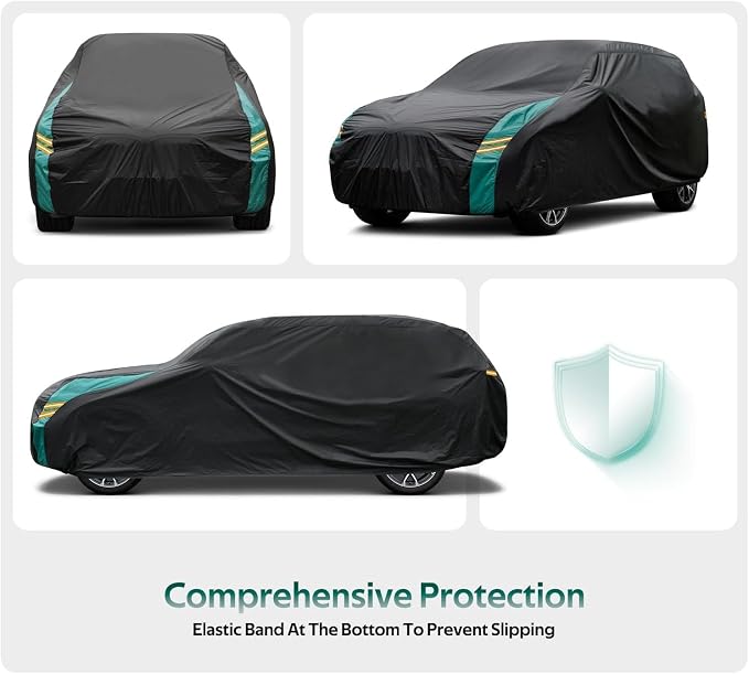SUV Car Cover Custom Fit for Subaru Outback(1994-2025), Waterproof All Weather for Automobiles, Outdoor Full Cover with Windproof Clip Straps