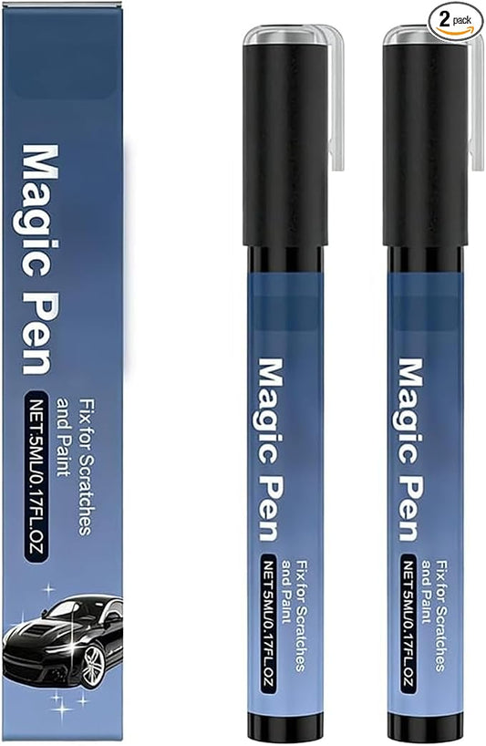 Magic Car Scratch Remover Pen, 2Pcs Car Paint Repair Pen Portable Auto Scratch Remover, Universal Car Touch Up Pen for All Cars Paint Scratches Repair111