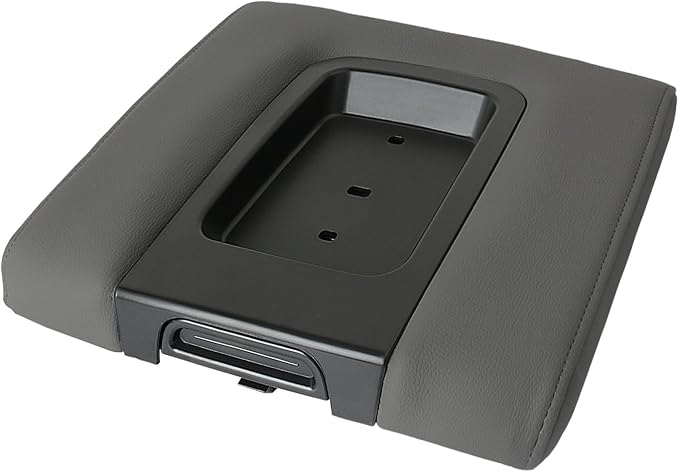 Front Seat Center Console Armrest Lid Gray Compatible with 2014-2019 Chevrolet Chevy Silverado Suburban Tahoe GMC Sierra Yukon XL Replaces 22881398