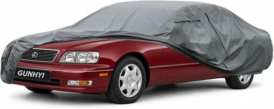 GUNHYI Premium Car Cover Custom Fit Lexus SC(1991-2001), 16 Layers Heavy Duty Car Cover Waterproof All Weather with Zipper Door for Sun Rain Snow Dust Uv Protection