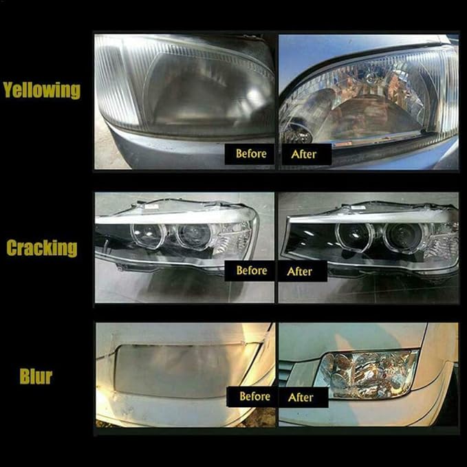 Car Headlight Restoration Kit,Auto Headlight Lens Glass Polish Repair Kit Atomizing Cup Headlight Renovation Tool Auto Restore Kit