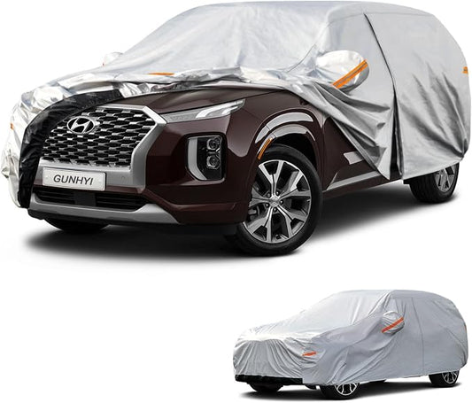 GUNHYI 6 Layers SUV Car Cover Custom Fit Hyundai Palisade (2018-2026) Waterproof All Weather, Heavy Duty Outdoor Snow Sun Rain Uv Protection (Ships from US Warehouse, Delivery 3-8 Days)