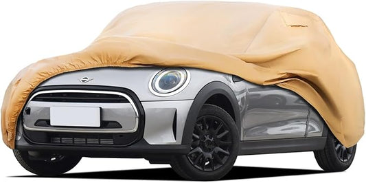 Heavy Duty Outdoor Car Cover Custom Fit for 2014-2026 Mini Cooper 2 Door,Windproof All Weather Waterproof Sun Rain UV Dust Snow Protection Outdoor Car Covers