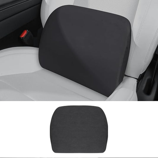 Memory Foam Lumbar Support Pillow for Tesla Black 1pc | For model Y / 3 / S / X / Lower Back Support for Car Improved Posture Backrest Mid / Lower Back Support Cushion for Car Seat
