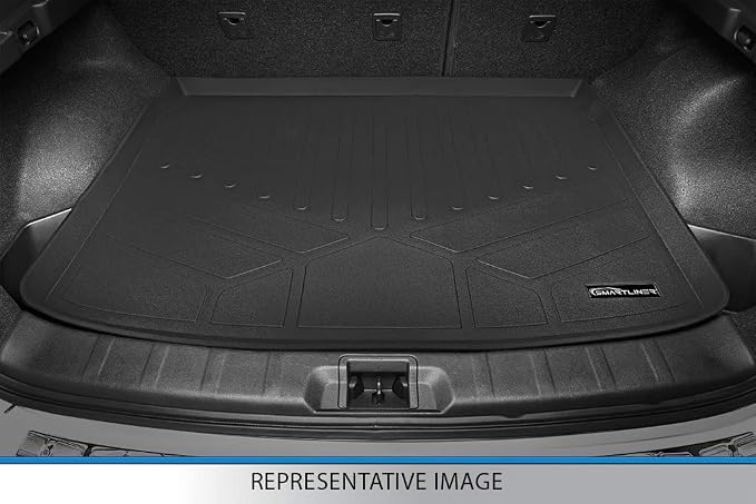 SMARTLINER Floor Mats and Cargo Liner Behind 2nd Row Set Compatible with 2007-2010 Ford Expedition