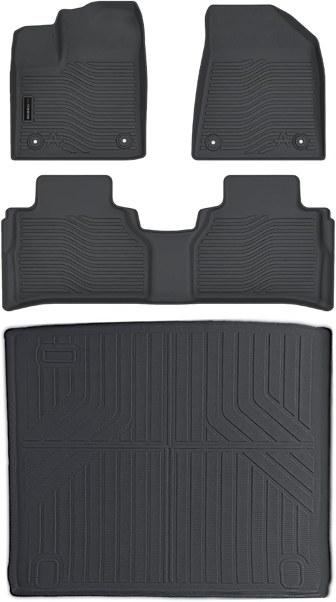 Auxko All Weather Floor Mats Cargo Mat Fit for 2025 2026 Nissan Murano TPE Liners Accessories Guard Odorless Anti-Slip Floor Liners & Trunk Liner for 2025 2026 Nissan Murano