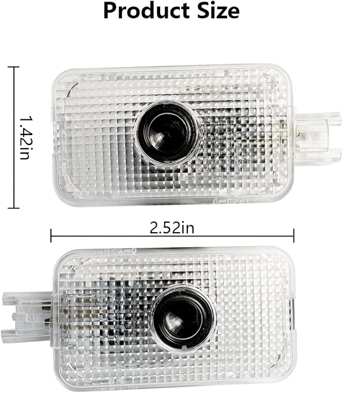Car Door Logo Lights Puddle Lights Compatible with Forester Outback Ascent Legacy LED Projector Door Shadow Light Accessories (P2)