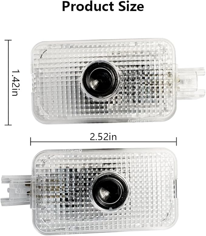 Car Door Logo Lights Puddle Lights Compatible with Forester Outback Ascent Legacy LED Projector Door Shadow Light Accessories (P4)