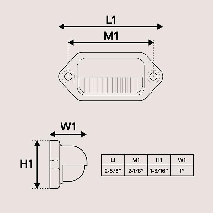 TRUE MODS 2pc Chrome Boat Trailer LED License Plate Lights [DOT FMVSS 108] [SAE L] [Surface Mount] [Waterproof] [12V DC] Universal Courtesy Step Tag Lamp for Auto Work Utility Flat Bed Semi Truck RV