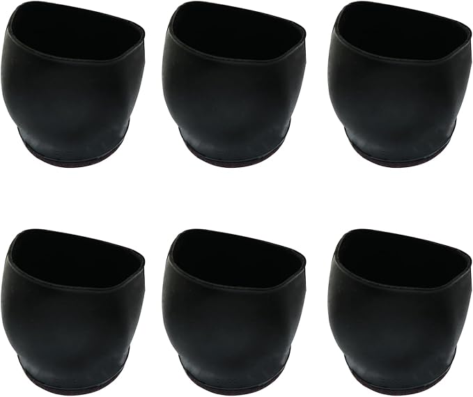 6PCS Anti Slip Cushion for Sliding Wheelchair Computer Chair Roller Protection Cover Universal Anti Slip Cushion Felt Furniture Cushion for Desk Cabinet Office Chair with Casters Furniture