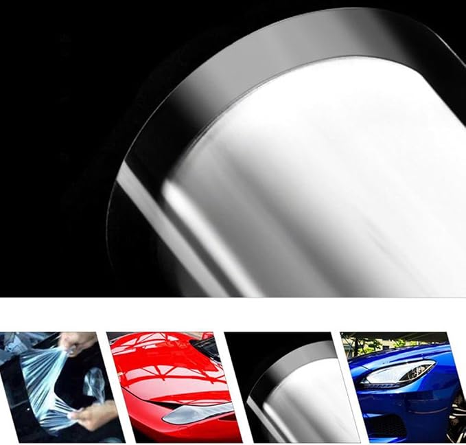 HOHOFILM PPF Car Paint Protection Film Self Healing Automotive Vinyl Wrap Clear Gloss Vinyl Sheet Self-Adhesive,60" x16ft Roll