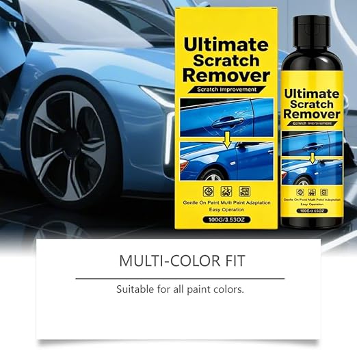 Car Scratch Remover, Quick Fix Removal Paste for Deep Scratches, All Paint Colors Polishing Kit, 100g/3.53oz (1 Set)