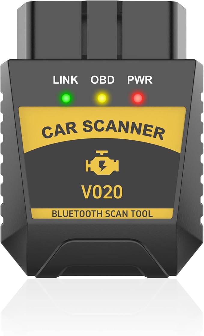 SCUARI Fixed Car Diagnostic Scanner,OBD2 Scanner Bluetooth,Car Accessories,Clear/Reset Vehicle Engine Error Code Reader Diagnostic Tool,Auto Diagnostic Scan Tool,Suitable for iPhone iOS Android