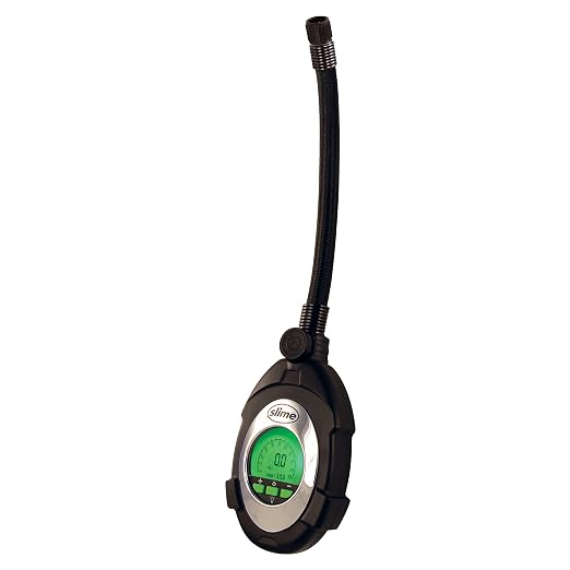 Slime 20202 Tire Pressure Gauge, Ultimate Digital, LED Light for Night Time Use 0-100 psi