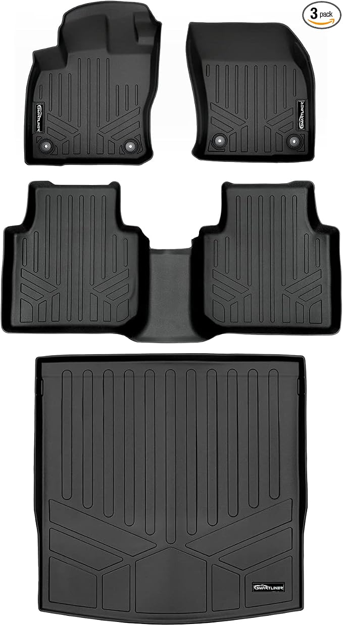 SMARTLINER Floor Mat Set for 2018-2024 Volkswagen Tiguan
