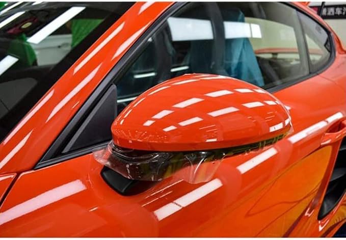 Lypumso Clear Vinyl Wrap, Transparent Protective Self Adhesive Car Wrap Film Vinyl Without Bubble Gloss Paint for DIY Car Moto Interior Exterior (Clear, 1ft x 10ft)