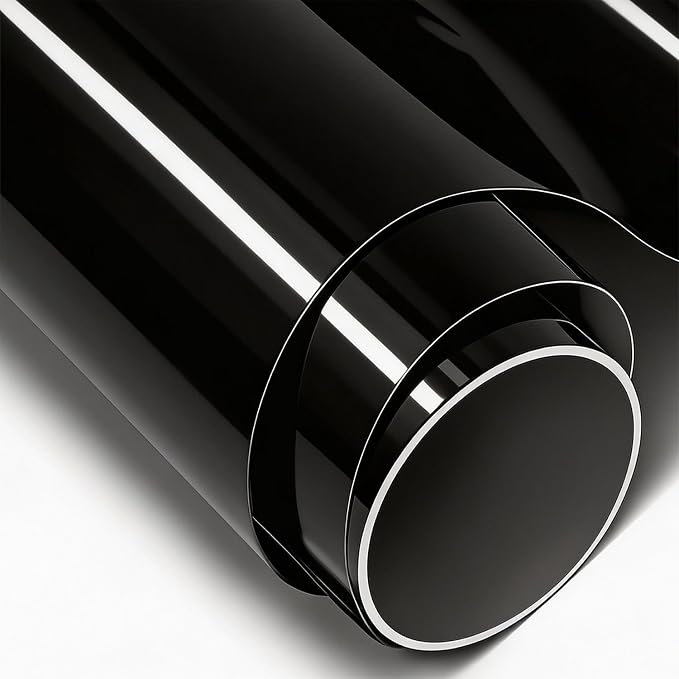 PPF, Dry Apply TPU PPF Vinyl Car Wrap Roll 1ft x 5ft, Paint Protection Vinyl Film (Gloss Metallic Black)