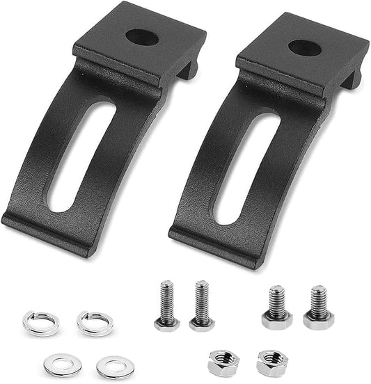 LED Light Bar Mounting Bracket - Mounting Brackets Universal Adjustable Slide Mounted Base for Work Light Bar LED Pod (Pack of 2)