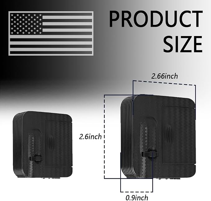 2PCS Car Door Lights Logo Projector,HD Car Welcome Light LED Courtesy Light for Cool Auto Decorations,Universal Auto Door Projector Lights Fit All Vehicle Models (Black Flag)