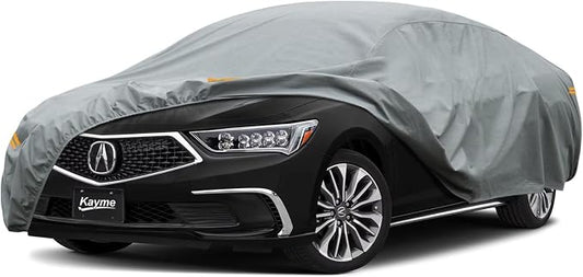 Kayme Heavy Duty Car Cover Custom Fit Acura RL RLX Waterproof All Weather for Automobiles, Full Exterior Covers Sun Rain UV Protection.（Deliver About 3-10 Days）