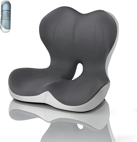 Memory Foma Car Seat Cushion Reducing Sciatica Pressure, Truck Driver Long Sitting Hemorrhoid Pillow, Thick Ergonomic Non Slip Wheelchair Cushions, Comfort Office Home Chair Back Cushion