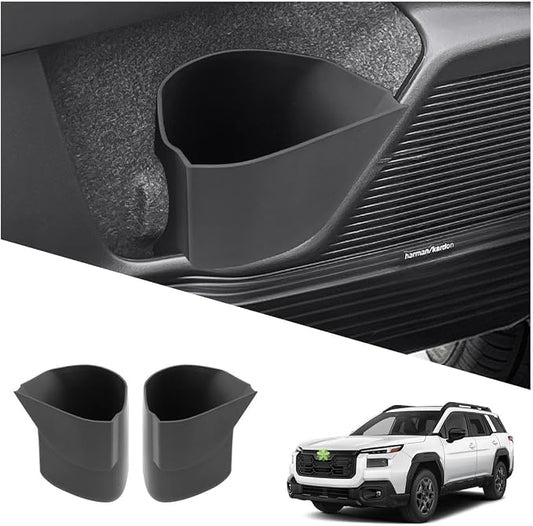 Ruiya Door Trash Can Compatible with 2026 Subaru Outback All Trims Driver & Passenger Side Door Pocket Silicone Garbage Bin 2026 Outback Accessories Organizer Wastebasket(2Packs)