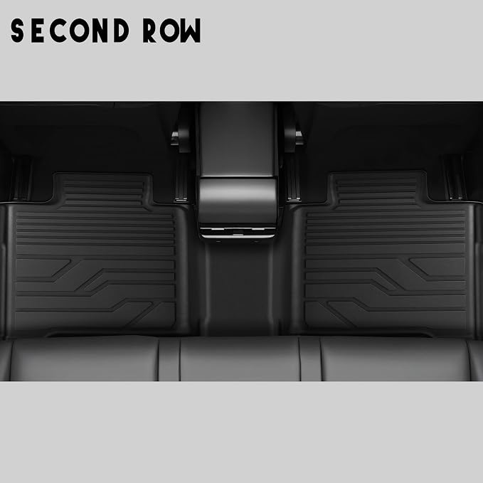 KARPAL Floor Mats for Toyota Tundra 2022-2026 CrewMax Cab, Custom Fit All Weather TPE Floor Liners, 1st & 2nd Row, Tundra SR/SR5/TRD PRO/Limited/Platinum/Castone Accessories