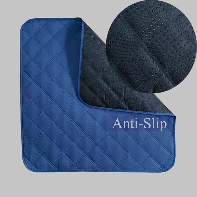 Washable Chair Pads for Incontinence - Heavy Absorbent Seat Protector, Reusable Pee Pads, Durable Underpads for Adults 21"X22" 3 Pack