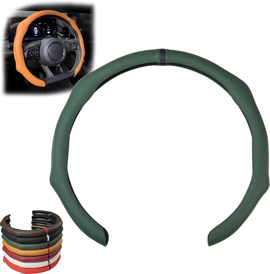 Breathable Non-Slip Ultra-Thin Steering Wheel Cover,Car Steering Wheel Cover Wheel Cover Protector,Atmungsaktive, rutschfeste und ultradünne Lenkradabdeckung