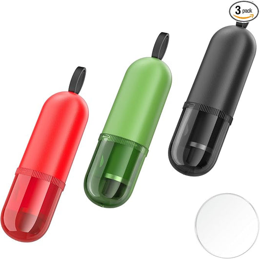 TICARVE 3 Pack Window Breaker Seatbelt Cutter 2-in-1 Emergency Escape Tool | Glass Breaker Keychain Essential Car Safety Hammer for Vehicle Emergencies