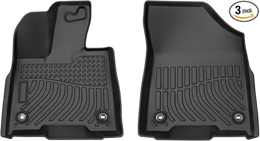 All Weather Rubber Car Floor Mats Compatible with 2021-2023 Toyota Sienna TPE Rubber Full Set Includes 1st 2nd Row Front Floor Mat(for 2021-2023 Toyota Sienna)