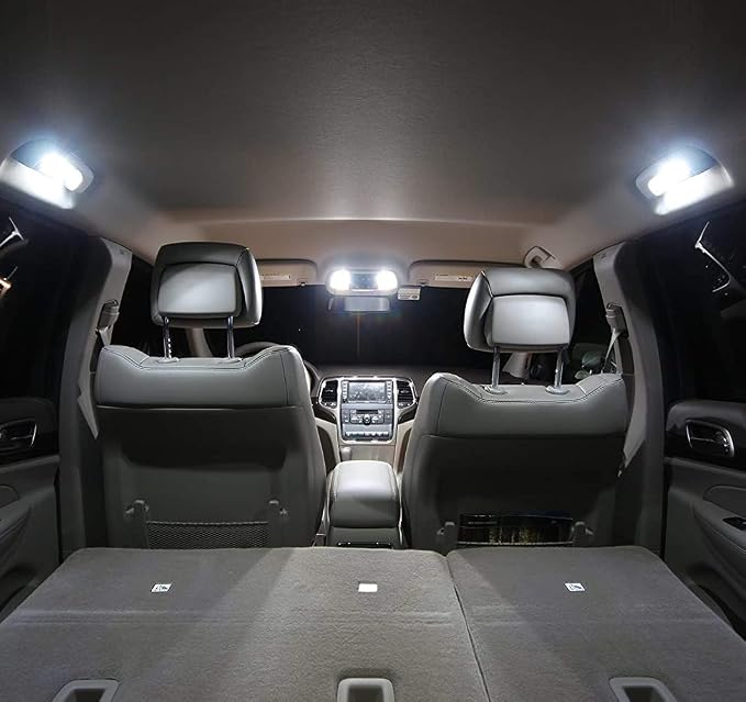 AWALITED 14pcs Grand Cherokee Interior LED Lights Kit Super Bright LED Map Dome Light Bulbs Replacement for 1999-2010 Jeep Grand Cherokee all models
