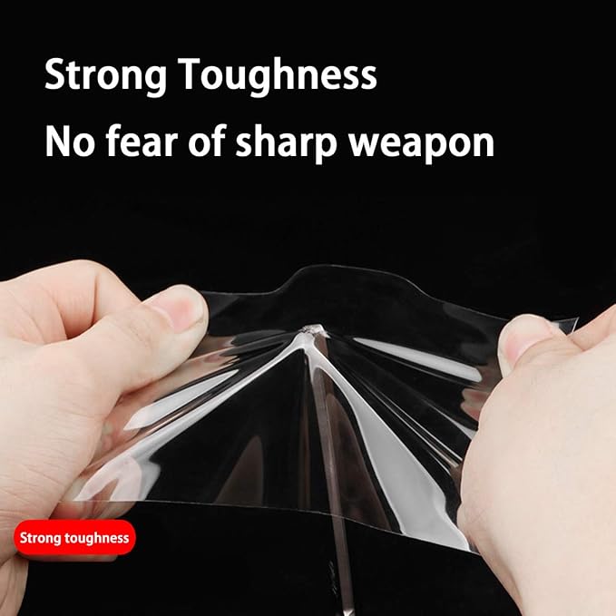 Universal Car Door Edge Guard, 2In x 33Ft Door Sill Protector, Automotive Anti-Collision Strip for Car Door Edge/Front and Rear Bumper/Door Sill Protector, Transparent