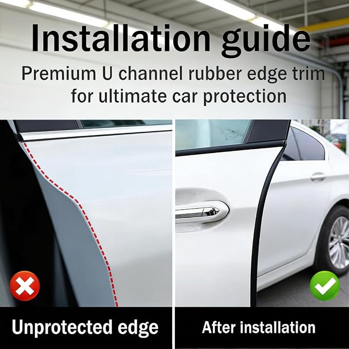 Car Door Protection Kit,Includes Car Door Edge Guards,Car Door Handle Protector,Car Door Sill Protector,Full Set for Cars Trucks SUVs,Scratch Protection.